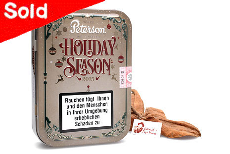 Peterson Holiday Season 2015 Pipe tobacco 100g Tin